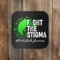 Fight The Stigma Mental Health Awareness Support Coaster thumb 0