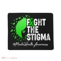 Fight The Stigma Mental Health Awareness Support Mousepad thumb 0