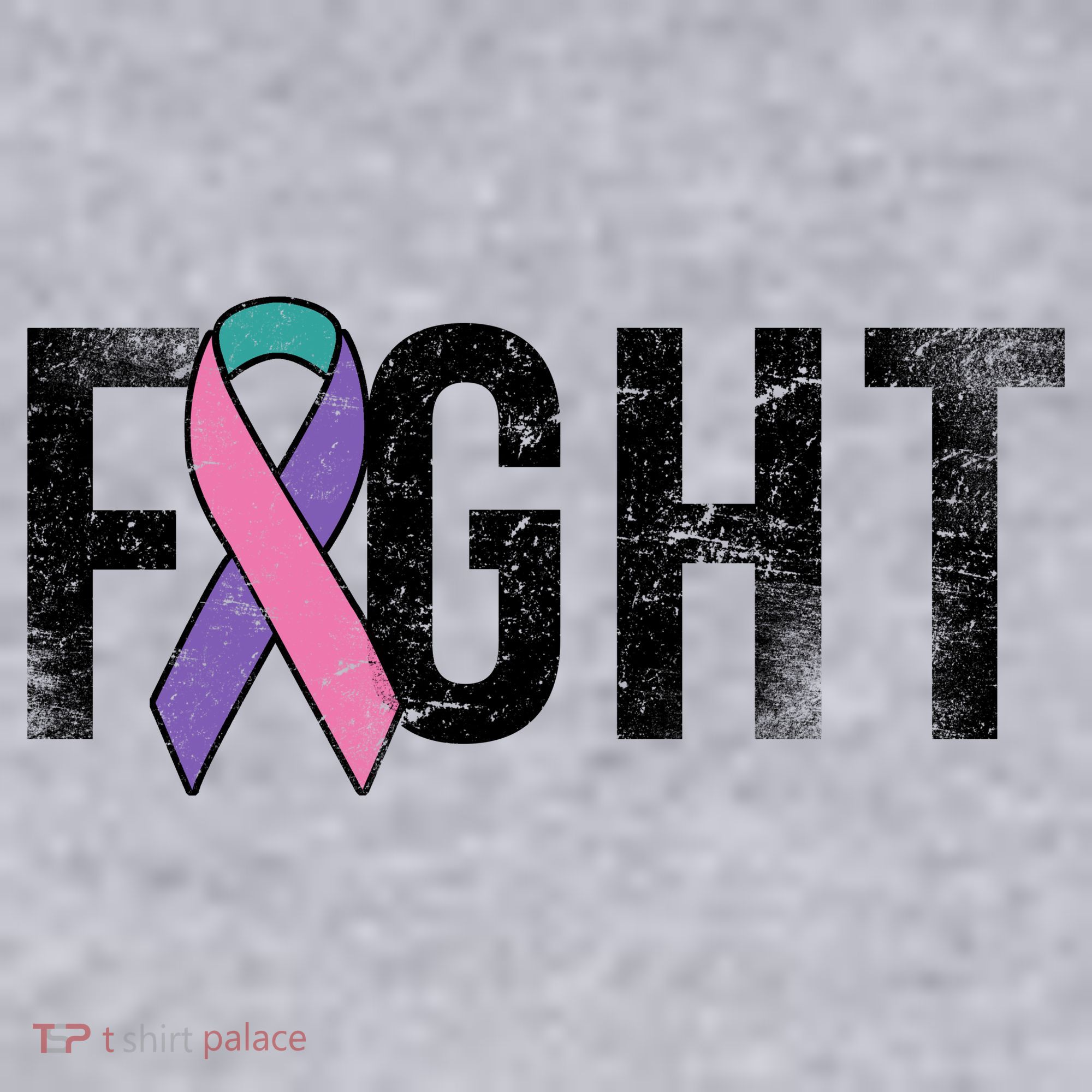 Fight Thyroid Cancer Women's Racerback Cropped Tank