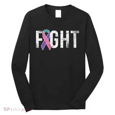 Fight Thyroid Cancer Long Sleeve Shirt