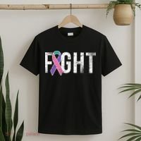 Fight Thyroid Cancer T-Shirt thumb 2