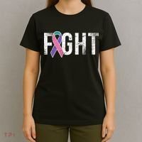 Fight Thyroid Cancer T-Shirt thumb 4