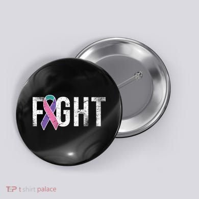 Fight Thyroid Cancer Button