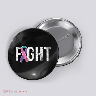 Fight Thyroid Cancer Button