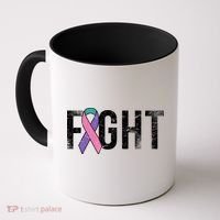 Fight Thyroid Cancer Coffee Mug thumb 0