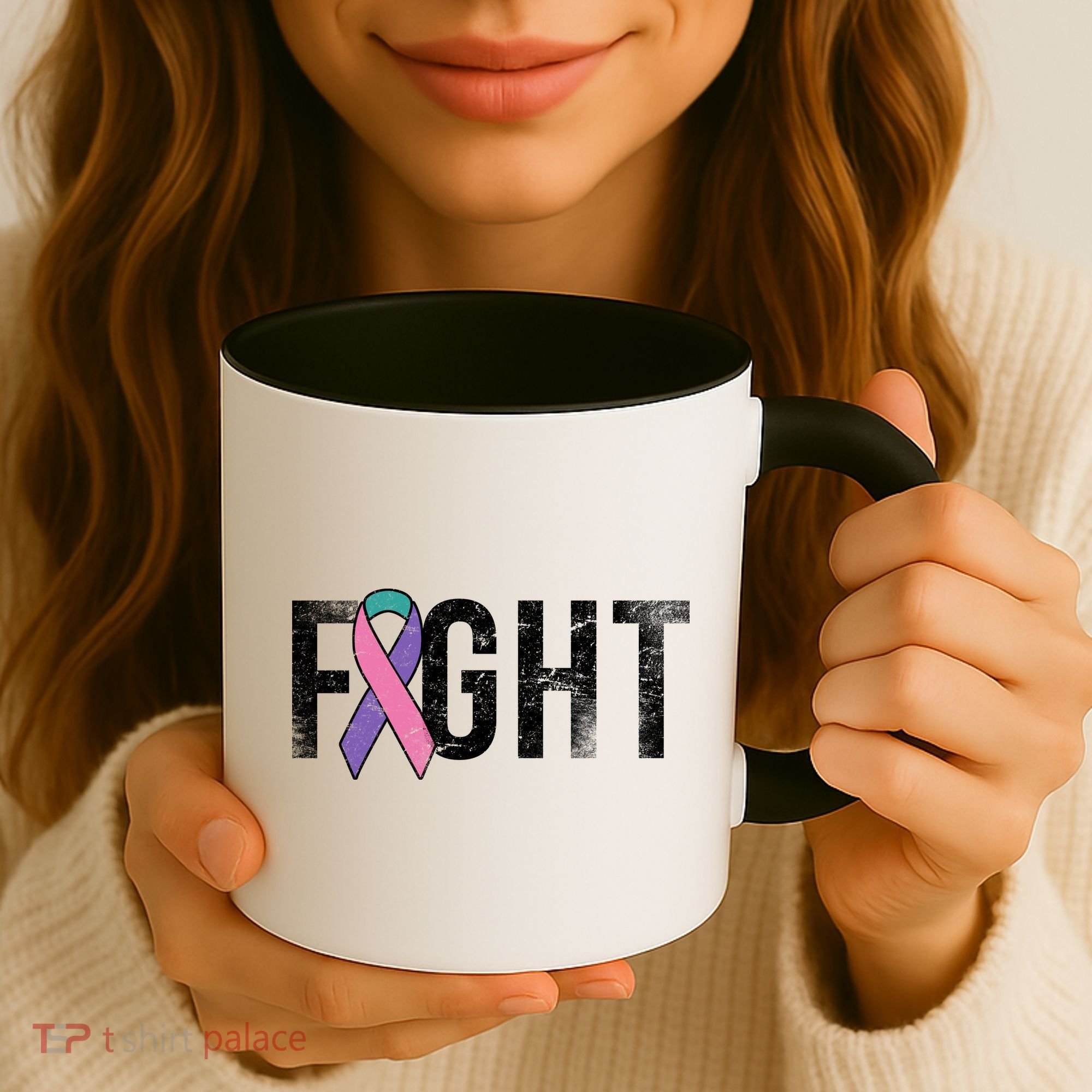 Fight Thyroid Cancer Coffee Mug