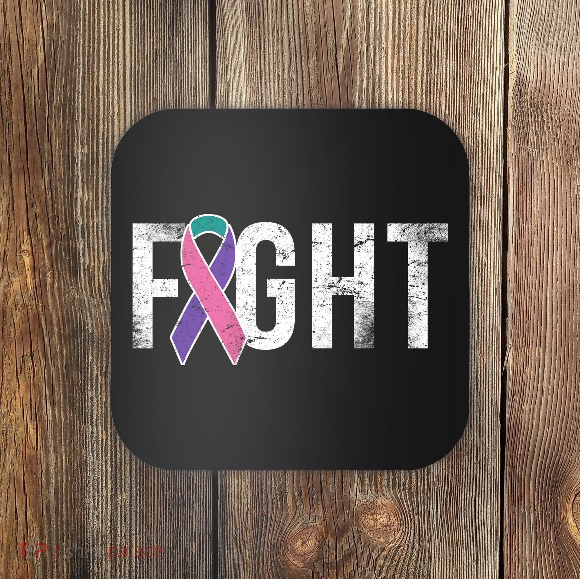 Fight Thyroid Cancer Coaster