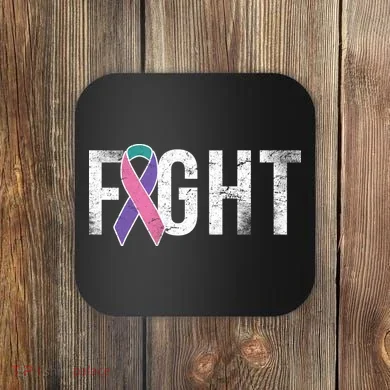 Fight Thyroid Cancer Coaster