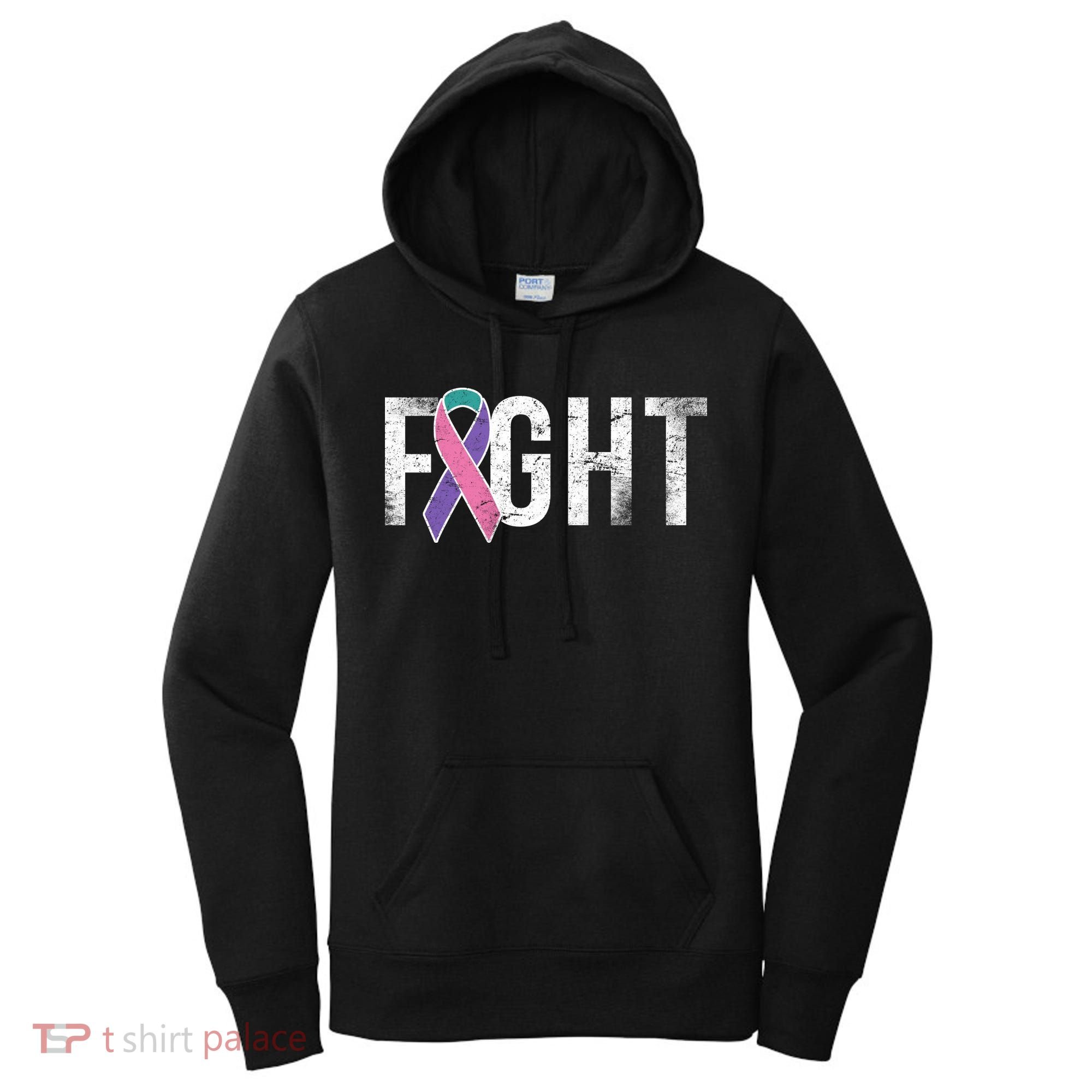 Fight Thyroid Cancer Women's Hoodie