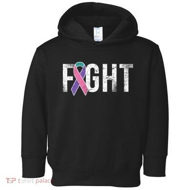 Fight Thyroid Cancer Toddler Hoodie