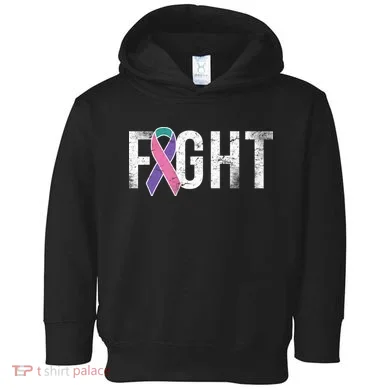 Fight Thyroid Cancer Toddler Hoodie