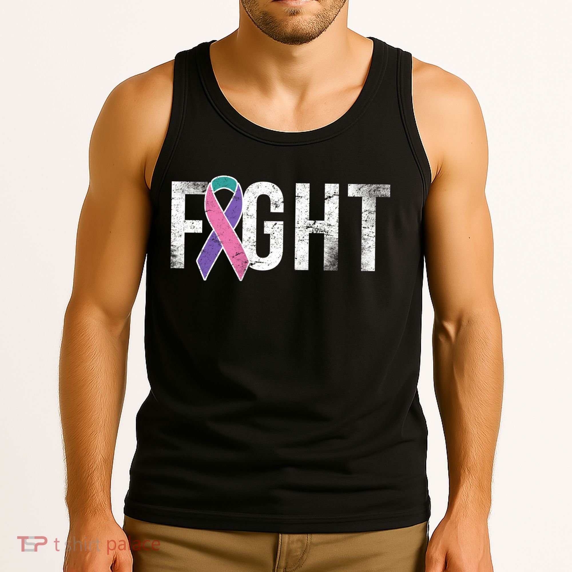 Fight Thyroid Cancer Tank Top