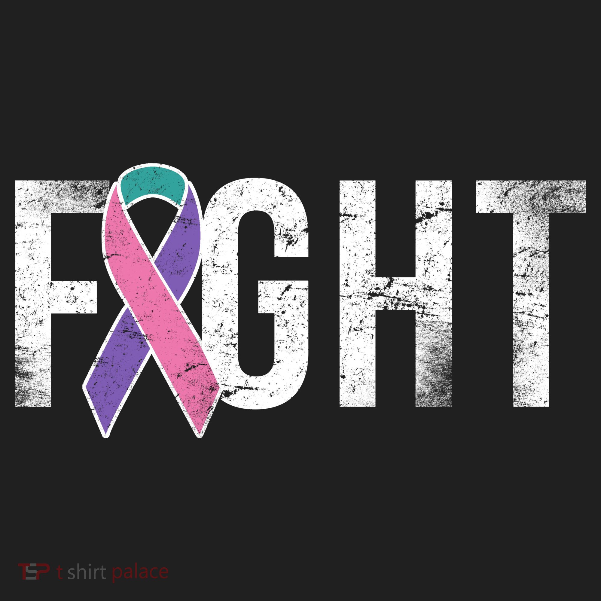 Fight Thyroid Cancer Golf Towel