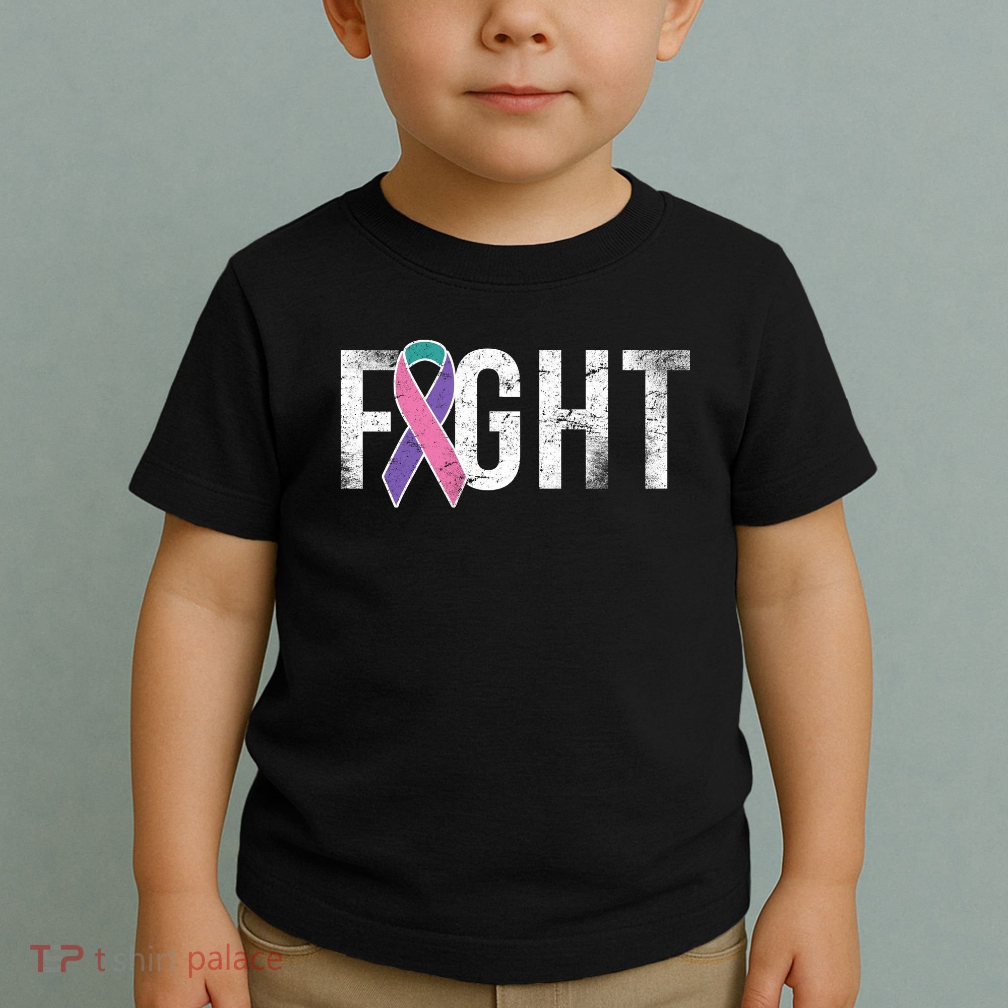 Fight Thyroid Cancer Toddler T-Shirt