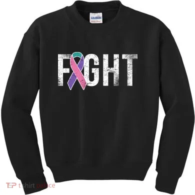 Fight Thyroid Cancer Kids Sweatshirt