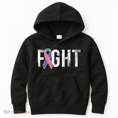 Fight Thyroid Cancer Kids Hoodie
