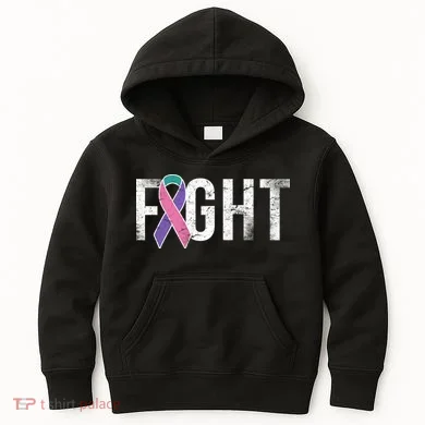 Fight Thyroid Cancer Kids Hoodie