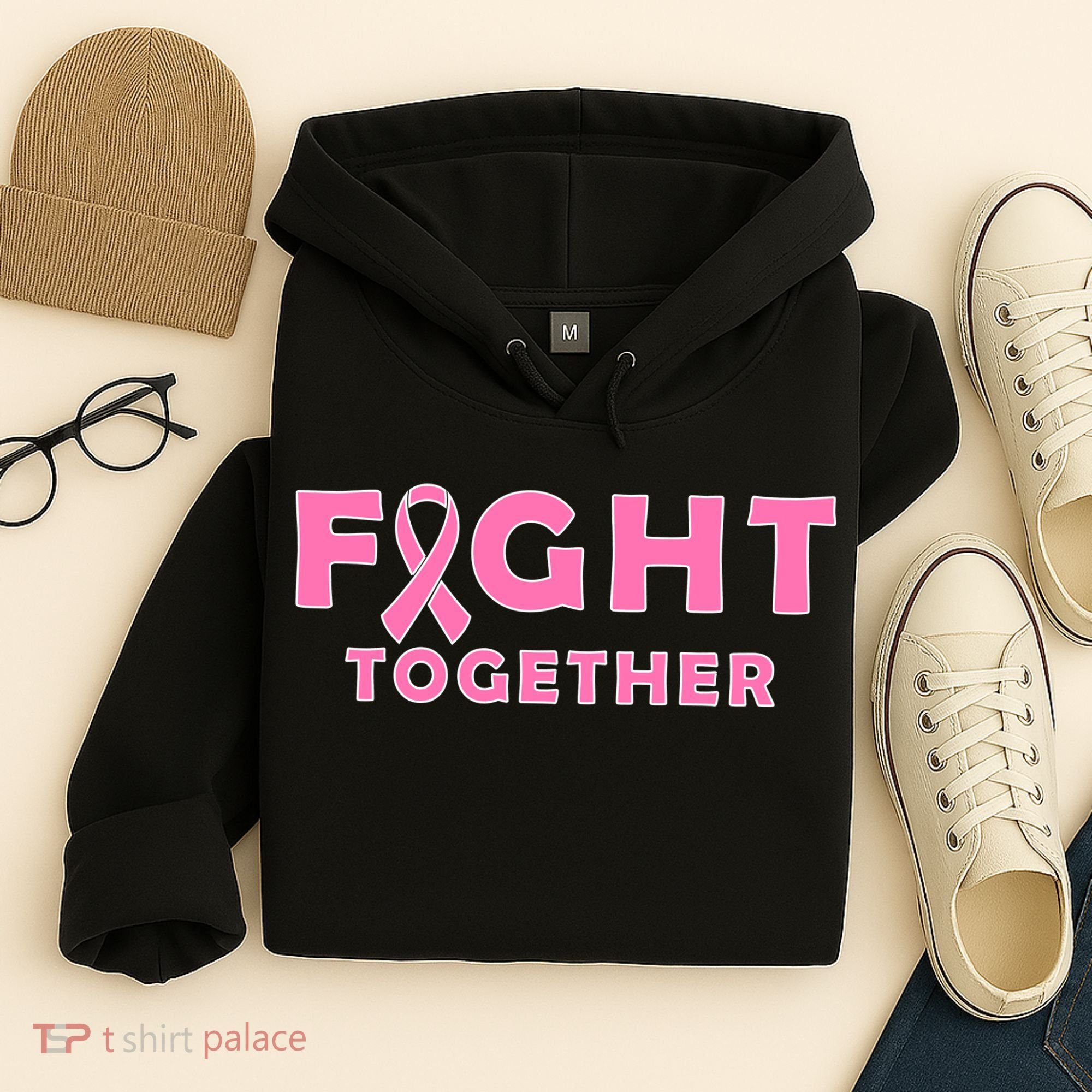 Fight Together Breast Cancer Hoodie