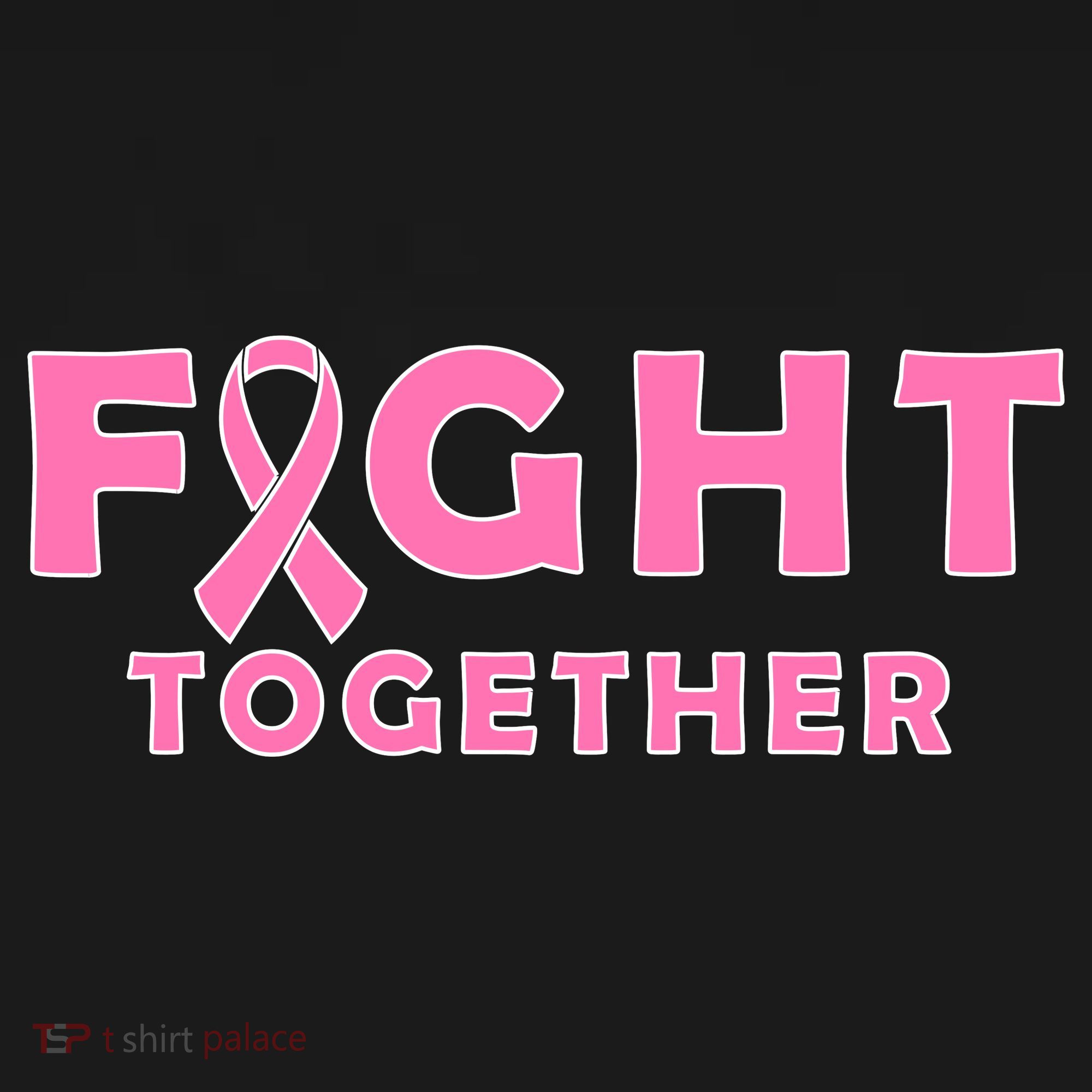 Fight Together Breast Cancer Button
