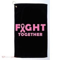 Fight Together Breast Cancer Golf Towel thumb 0