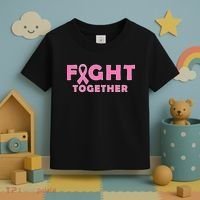 Fight Together Breast Cancer Toddler T-Shirt thumb 3