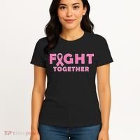 Fight Together Breast Cancer Women's T-Shirt thumb 4