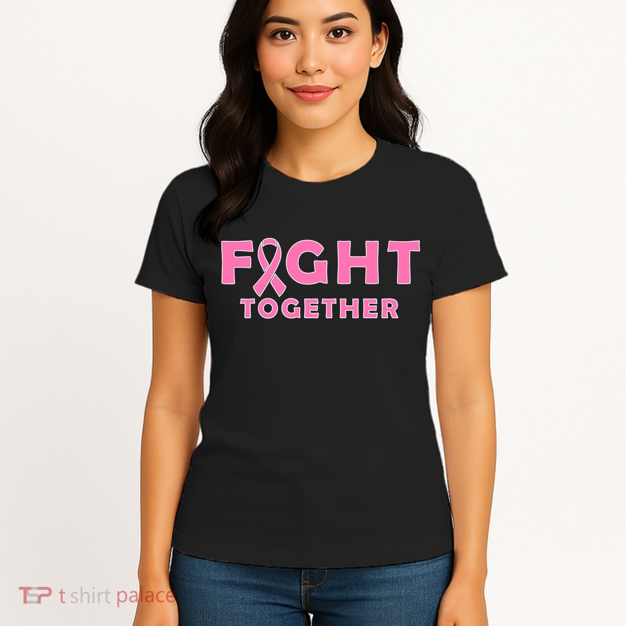 Fight Together Breast Cancer Women's T-Shirt