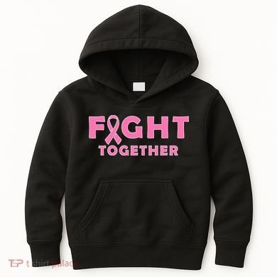 Fight Together Breast Cancer Kids Hoodie