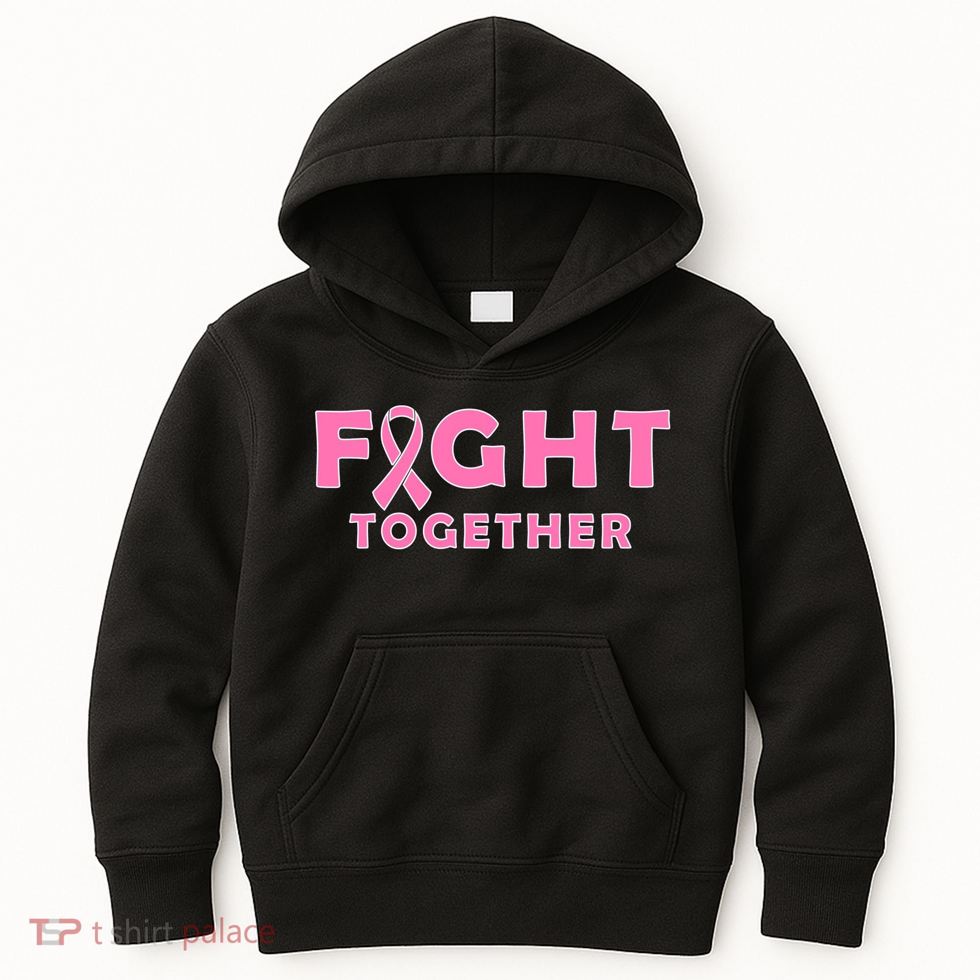 Fight Together Breast Cancer Kids Hoodie