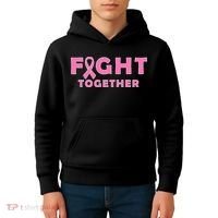 Fight Together Breast Cancer Kids Hoodie thumb 4