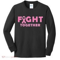 Fight Together Breast Cancer Kids Long Sleeve Shirt thumb 0