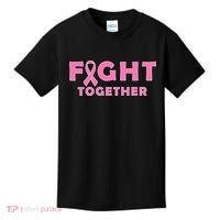 Fight Together Breast Cancer Kids T-Shirt thumb 0