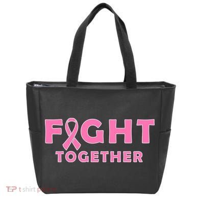 Fight Together Breast Cancer Tote Bag