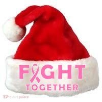 Fight Together Breast Cancer Santa Hat thumb 0