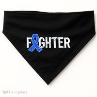 Fighter - Colon Cancer Awareness USA-Made Doggie Bandana thumb 0