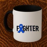 Fighter - Colon Cancer Awareness Coffee Mug thumb 2