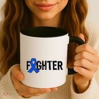 Fighter - Colon Cancer Awareness Coffee Mug thumb 3