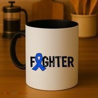 Fighter - Colon Cancer Awareness Coffee Mug thumb 4