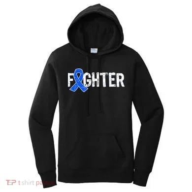Fighter - Colon Cancer Awareness Women's Hoodie