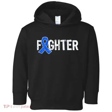 Fighter - Colon Cancer Awareness Toddler Hoodie