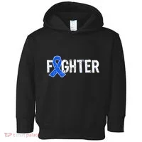 Fighter - Colon Cancer Awareness Toddler Hoodie thumb 0