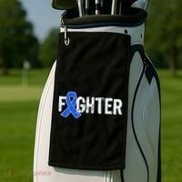 Fighter - Colon Cancer Awareness Golf Towel thumb 2
