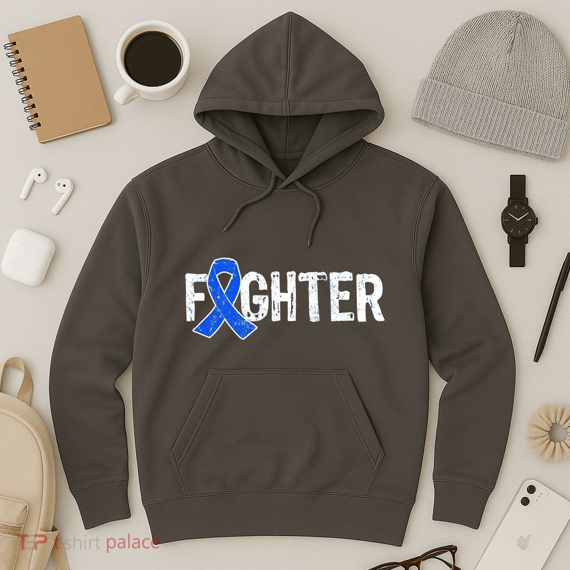 Fighter - Colon Cancer Awareness Hoodie