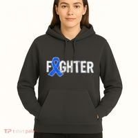 Fighter - Colon Cancer Awareness Hoodie thumb 5