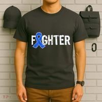 Fighter - Colon Cancer Awareness T-Shirt thumb 6