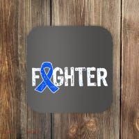 Fighter - Colon Cancer Awareness Coaster thumb 0