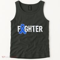 Fighter - Colon Cancer Awareness Tank Top thumb 2