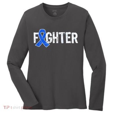 Fighter - Colon Cancer Awareness Women's Long Sleeve Shirt