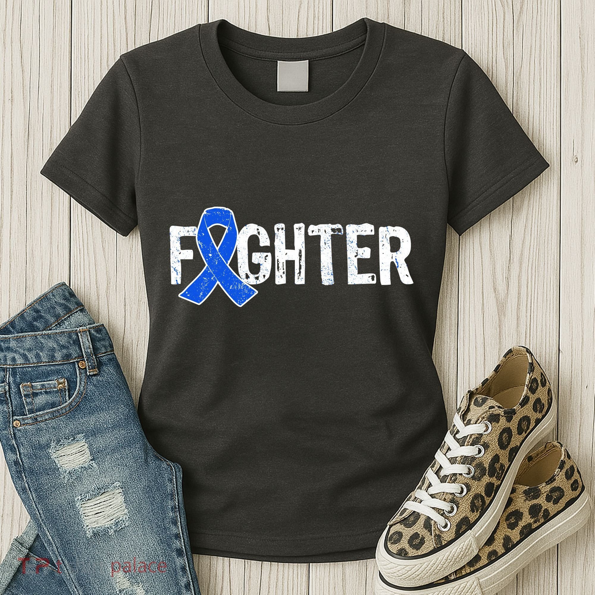 Fighter - Colon Cancer Awareness Women's T-Shirt