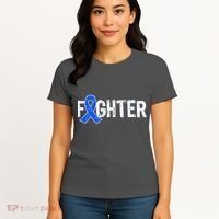 Fighter - Colon Cancer Awareness Women's T-Shirt thumb 4
